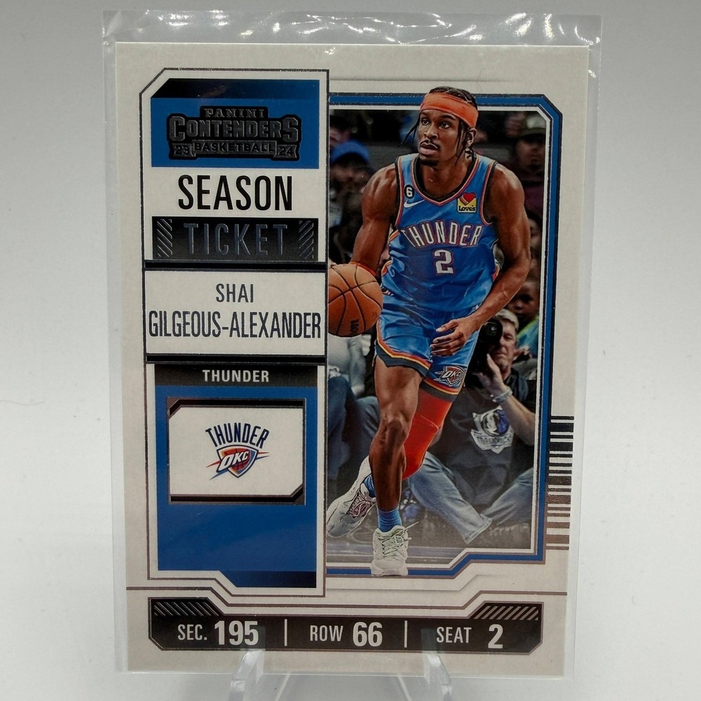 Shai Gilgeous-Alexander 2023-24 Panini Contenders 52 NBA Oklahoma City Thunder